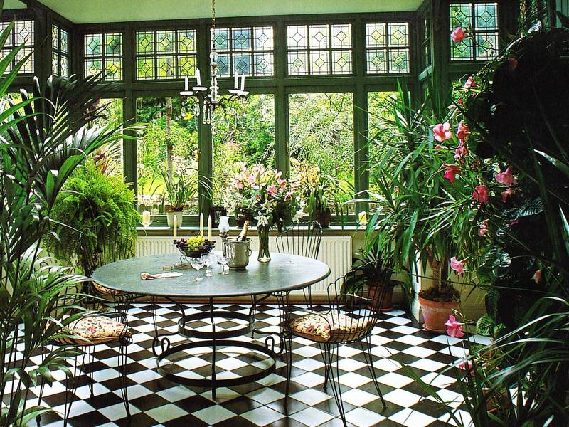 Wintergarten im Haus
