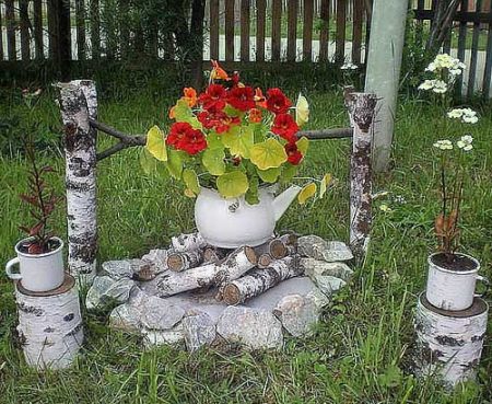 Selbstgemachte Blumenbeete für Ihre Datscha