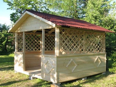 gazebo en bois à faire soi-même