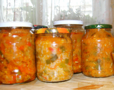 Schwiegermutterzunge aus Zucchini für den Winter, Rezepte