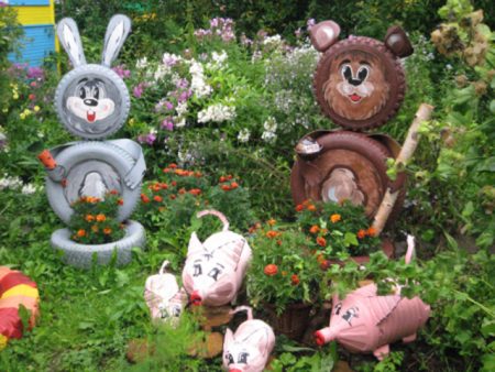 Manualidades para el jardín hechas a mano con materiales improvisados ​​(con fotos e imágenes)