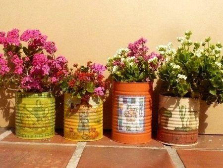 vases à fleurs en bocaux