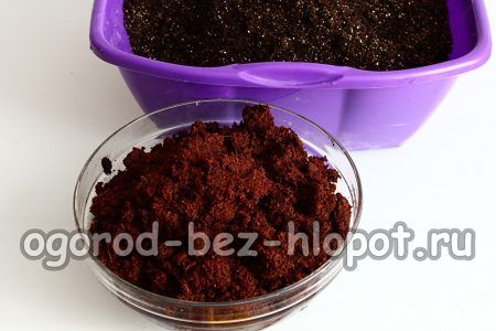 gequollenes Kokosnusssubstrat