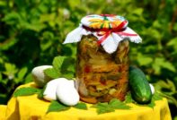 preparazione del cetriolo