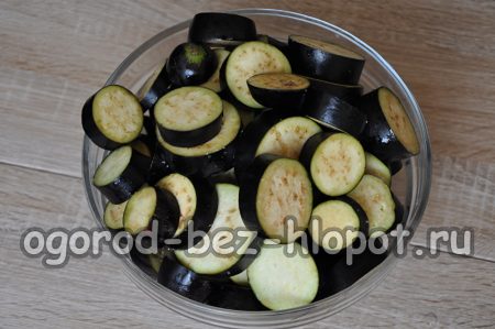 aubergines tranchées