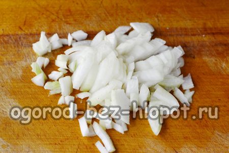 gehackte Zwiebel