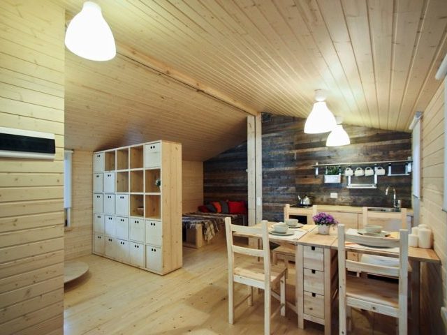 La datcha à l'intérieur