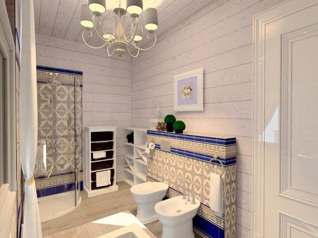 Intérieur de salle de bain