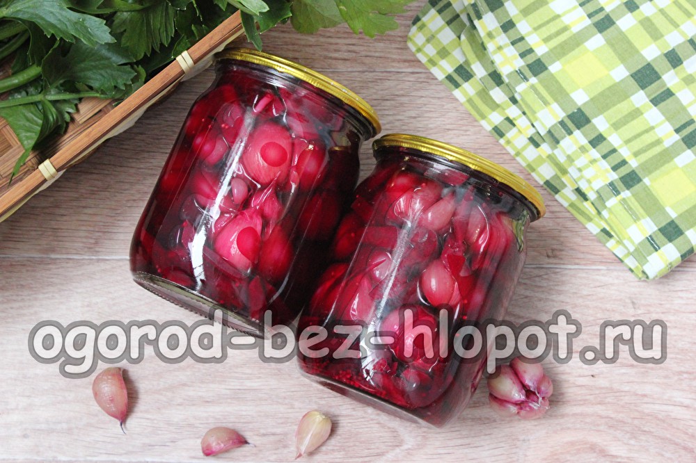 маринован чесън