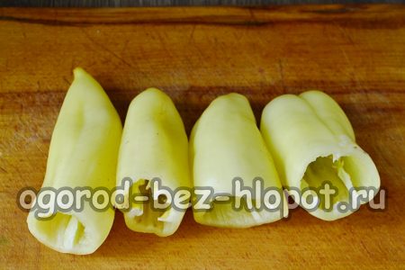 préparer les poivrons