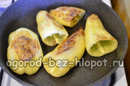 faire revenir les poivrons dans une poêle