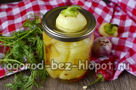 Le poivron est prêt pour l'hiver.