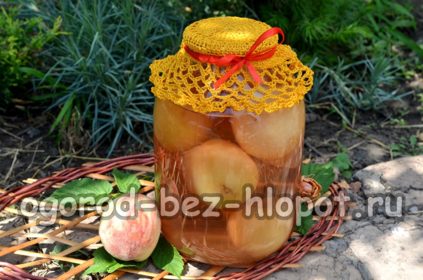 كومبوت الخوخ