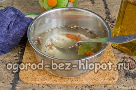 Zubereitung der Marinade