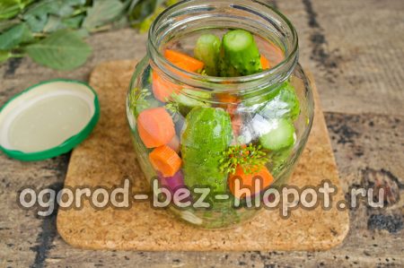 Gemüse im Glas