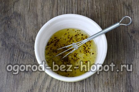 Zubereitung der Marinade