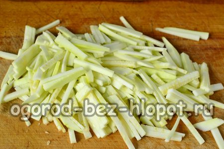 courgettes râpées