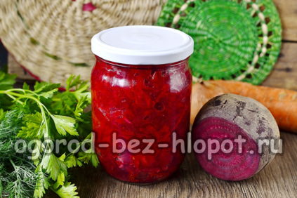Ensalada de remolacha y zanahoria