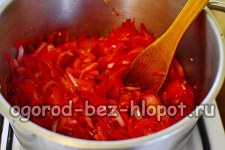 Guisar verduras para ensalada