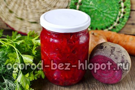 Ensalada de verduras para el invierno