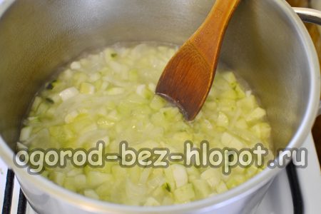 die Gemüsemischung kochen