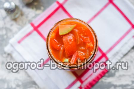 we put it into jars