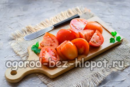 ντομάτες σε φέτες