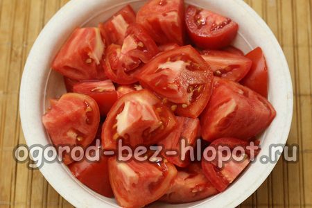 Tomaten zubereiten