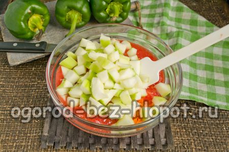 προσθέτοντας κολοκυθάκι