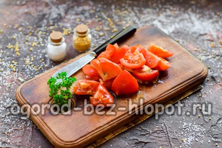 تقطيع الطماطم