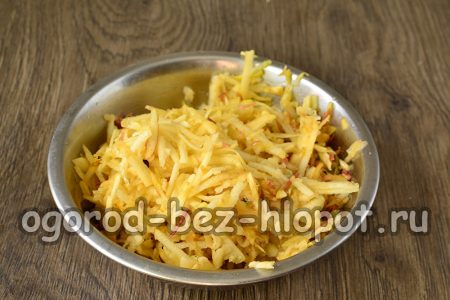 geriebene Äpfel