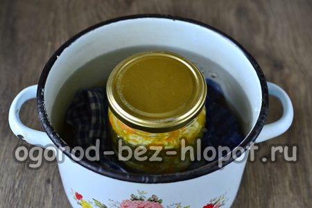 Gemüsegläser sterilisieren