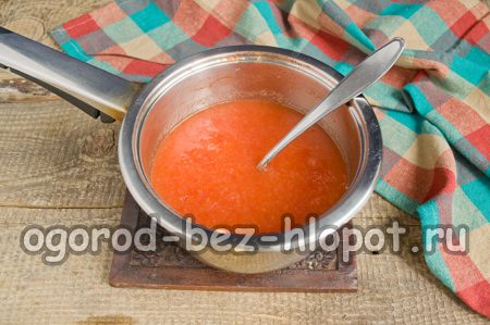 Das Püree aufkochen