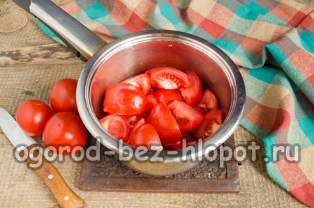 geschnittene Tomaten