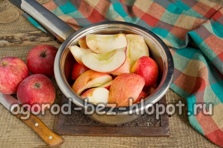 geschnittene Äpfel