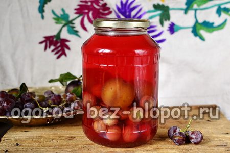 κομπόστα φρούτων για το χειμώνα