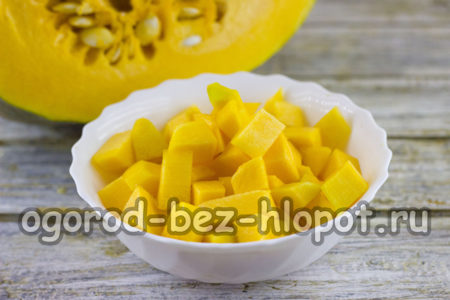 geschnittener Kürbis