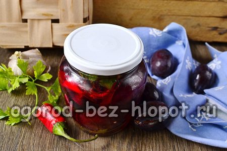 τα τουρσί δαμάσκηνα είναι έτοιμα