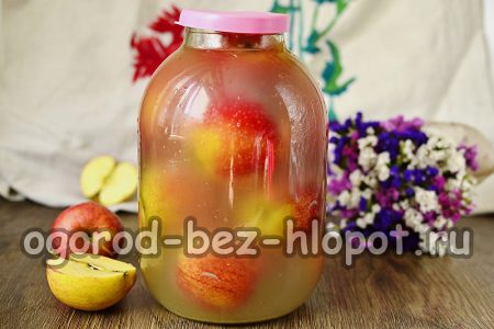 eingelegte Äpfel für den Winter