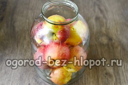 Äpfel im Glas