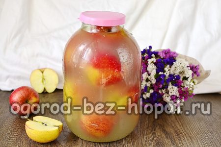 Eingelegte Äpfel „hausgemacht“