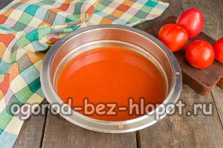 garniture à la tomate