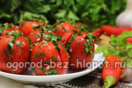 приготвени домати