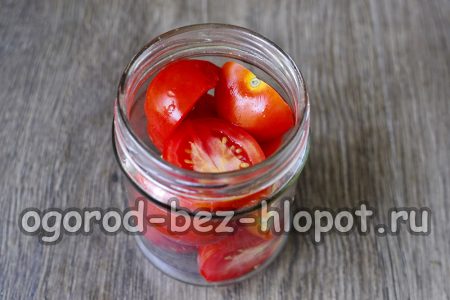 hacher les tomates