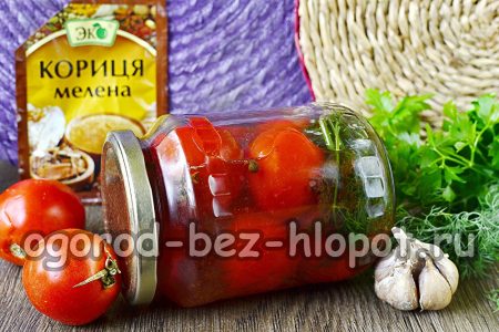 Tomates à la cannelle pour l'hiver : une recette en bocaux d'un litre