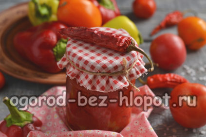 домати с чушки