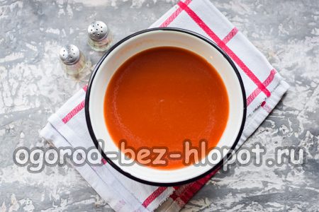 ετοιμάστε χυμό ντομάτας