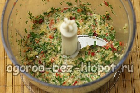 verdure nel frullatore