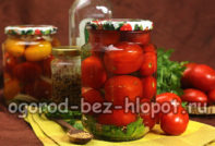A delicious tomato preparation for the winter