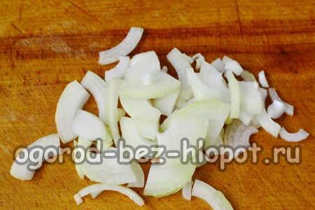 Zwiebel hacken